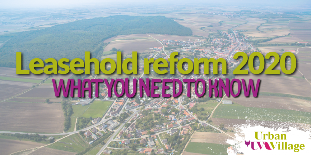 UVH Blog - New leasehold reform: there’s been a shake-up in the property industry